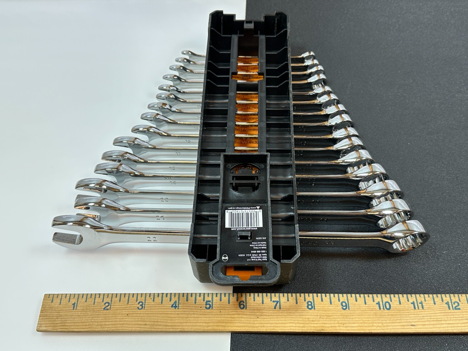 NEW GearWrench Tools 15pc Metric 8mm-22mm Full Polish NON RATCHETING Wrench Set