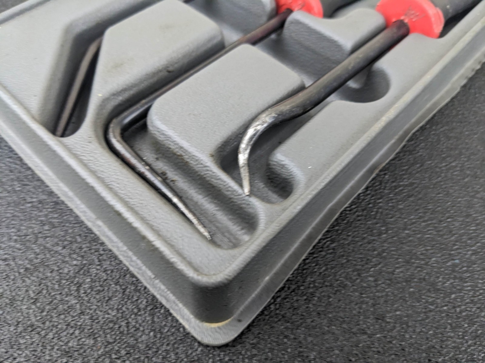 #bn816 Snap On Tools SGRHTLB3 3 Piece Radiator Hose Pick Set Red USA TOOLS