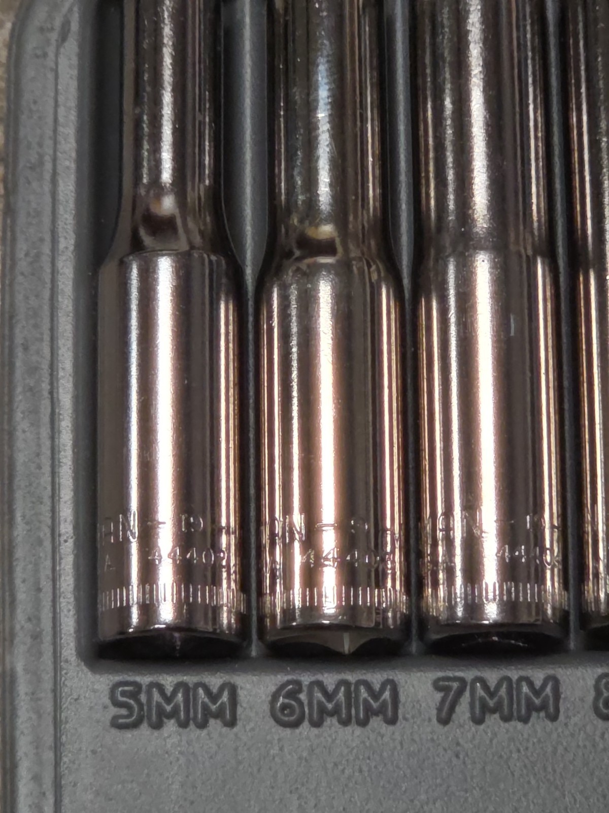 Craftsman 12pc Metric 1/4″ Dr. Deep Socket Ratchet Set 34782 USA Rare! Complete