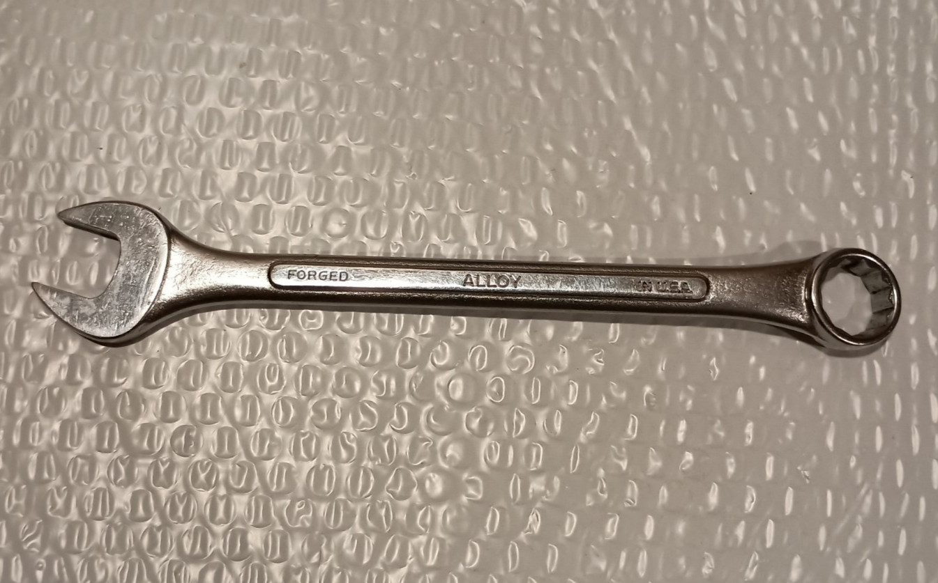 SK TOOLS «LECTROLITE» C-26, 13/16″ COMBINATION WRENCH, 10.25″ LONG, 12 POINT.
