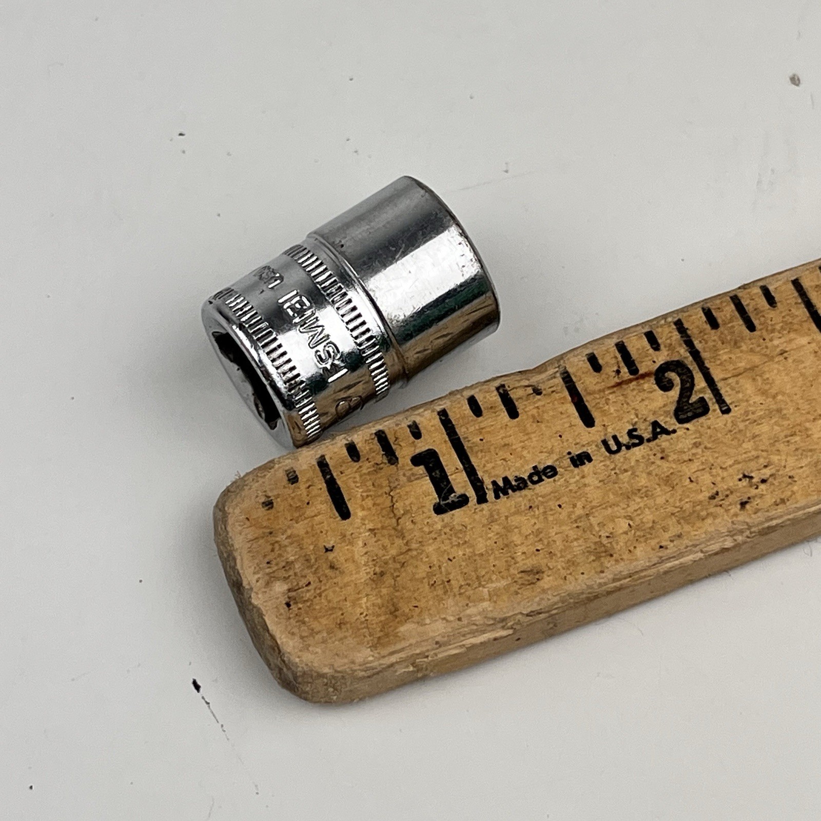 Snap-on 3/8″ Drive 13mm Metric 6 Point Shallow Chrome Socket FSM131