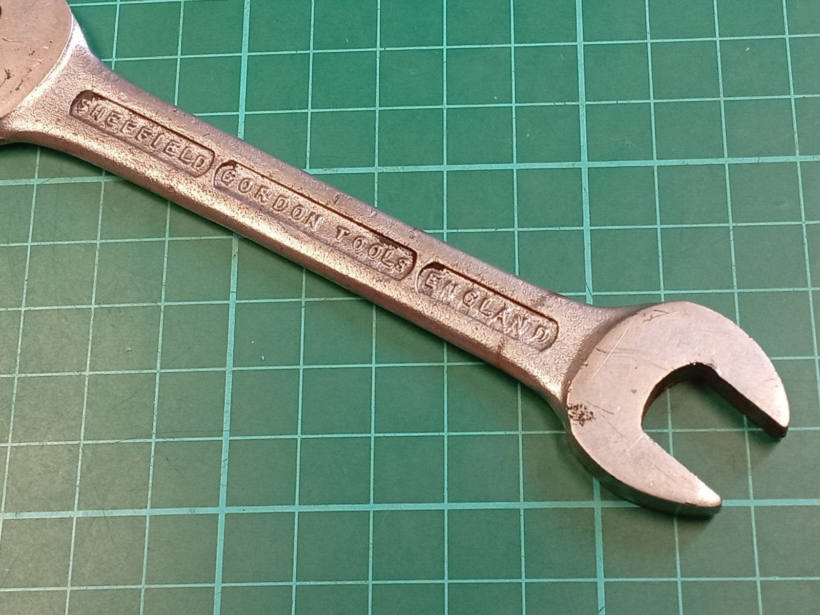 GORDON 12mm x 15mm Open Ended Spanner, Made In Sheffield England