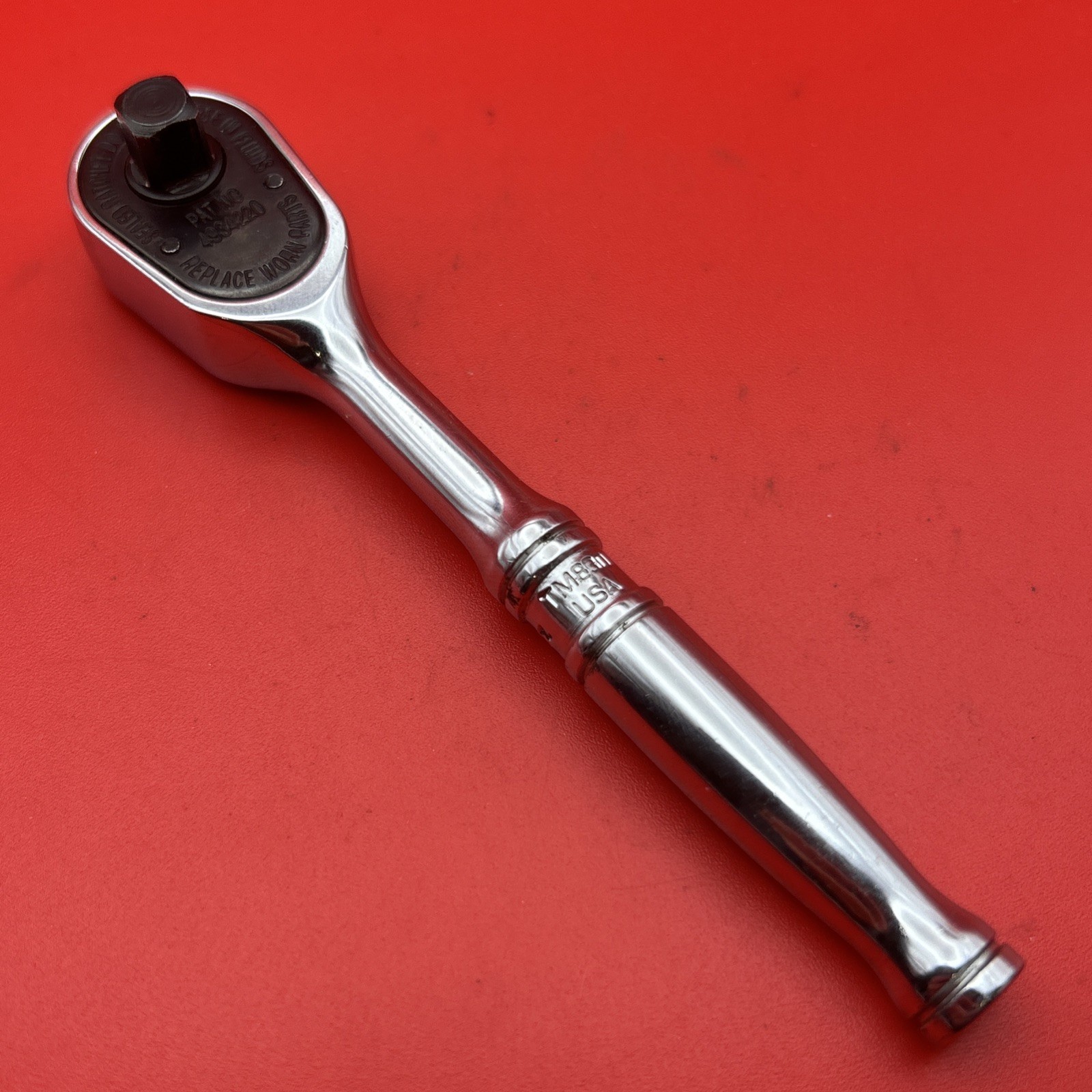 Snap-On TM830 1/4” Drive Standard Handle Ratchet NICE!!!