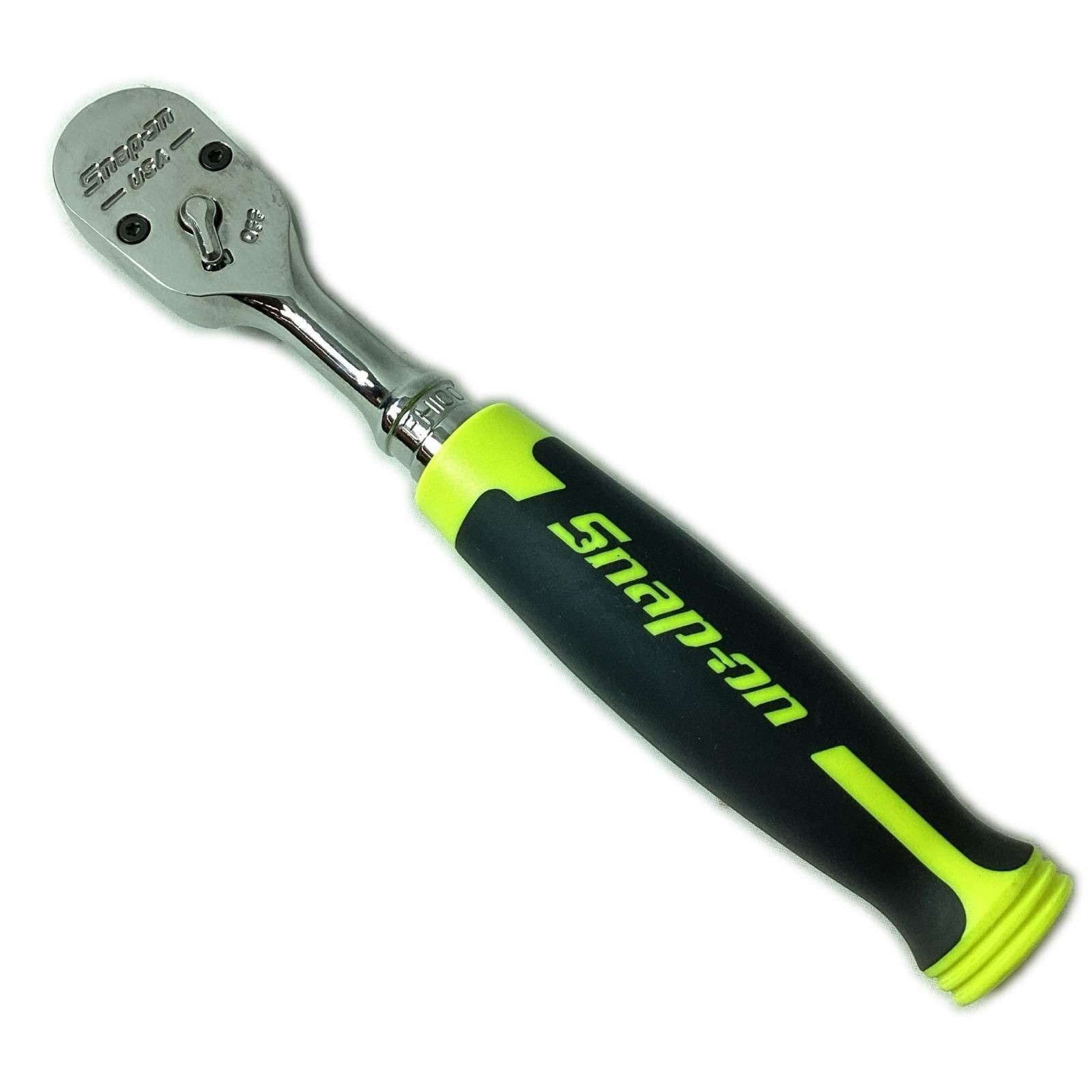 Snap-on FH100 3/8″Drive Hi Viz Soft Grip Handle Ratchet [Used]
