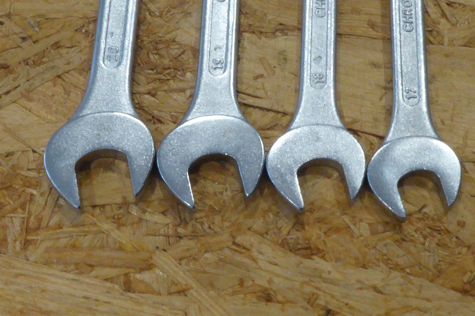 DIN 3113A set 15 metric combination spanners 6-24mm see listing for all sizes