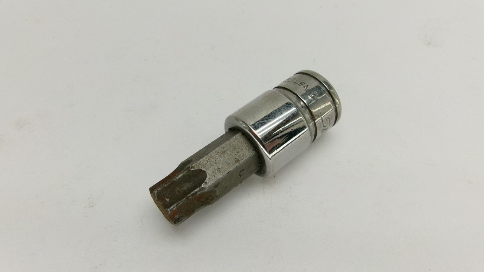 Snap-on tools USA 3/8″ drive T55 TORX Bit Socket FTX55E Nice!