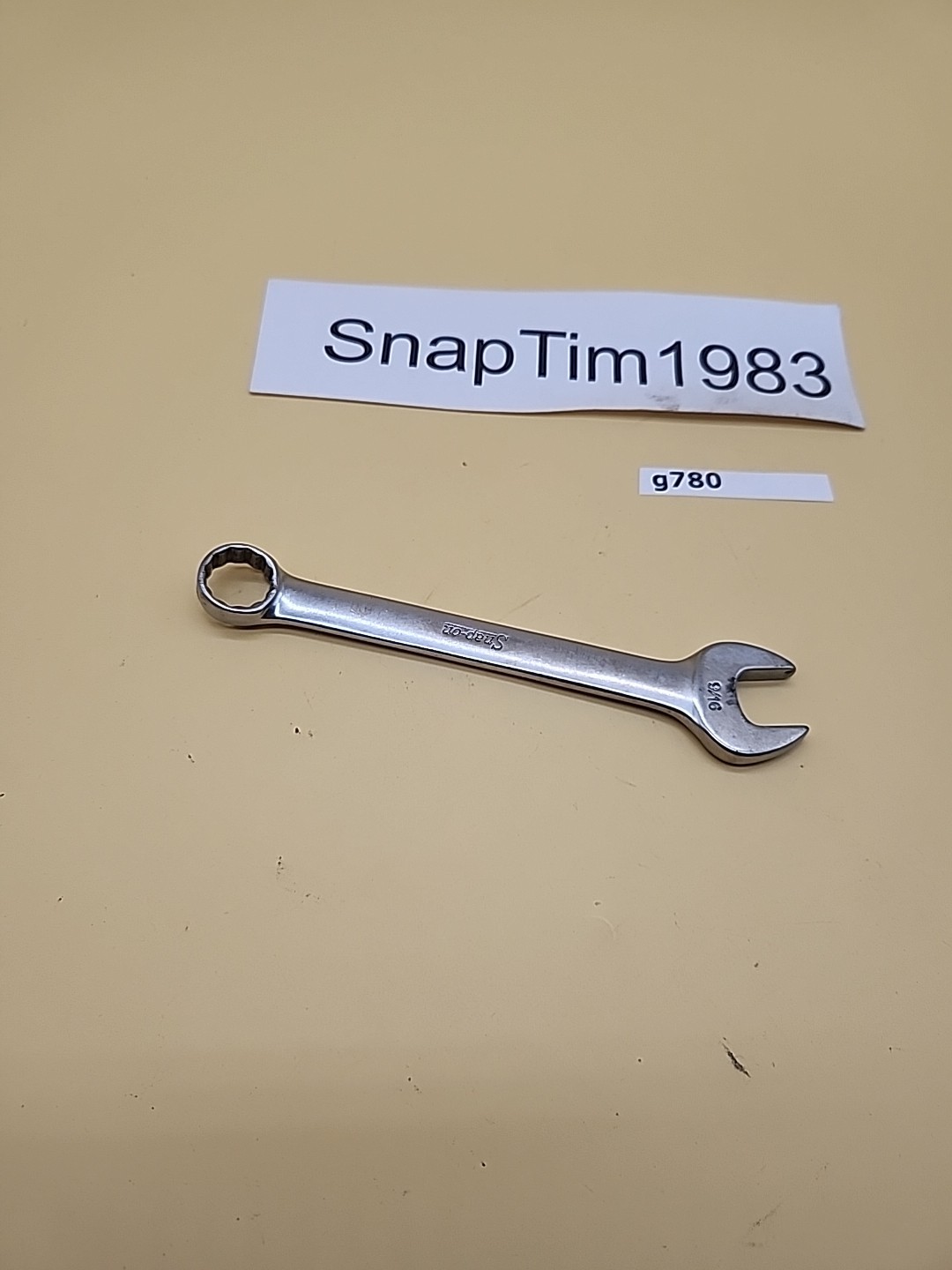 Snap-on Tools OEX-180 9/16″ Combination Wrench 12pt USA