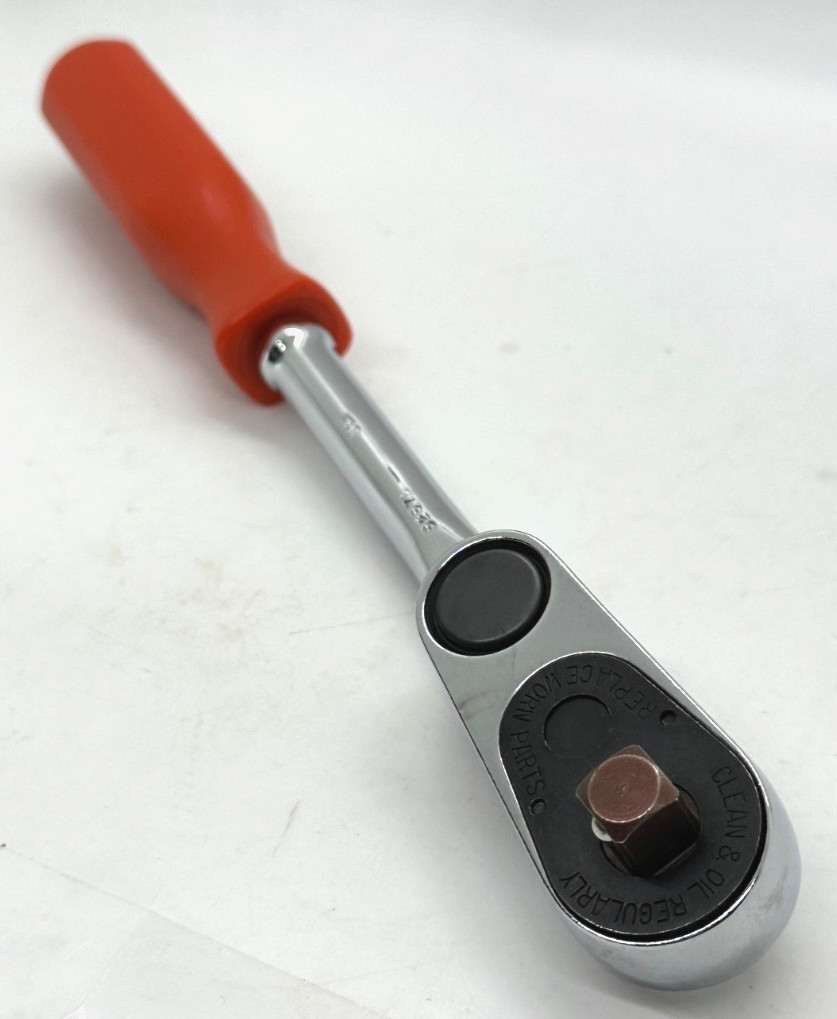 🇺🇸 PROTO Tools 3/8″ Indexing Ratchet Socket Wrench 10″ Long Multiposition RED