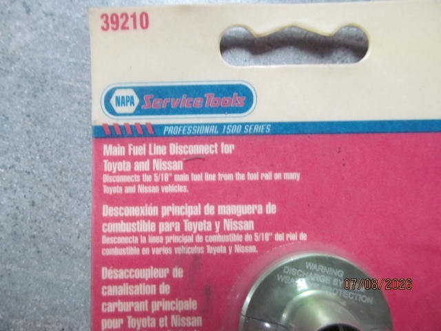Lisle 39210- Fuel Line Disconnect for Toyota and Nissan in Napa package