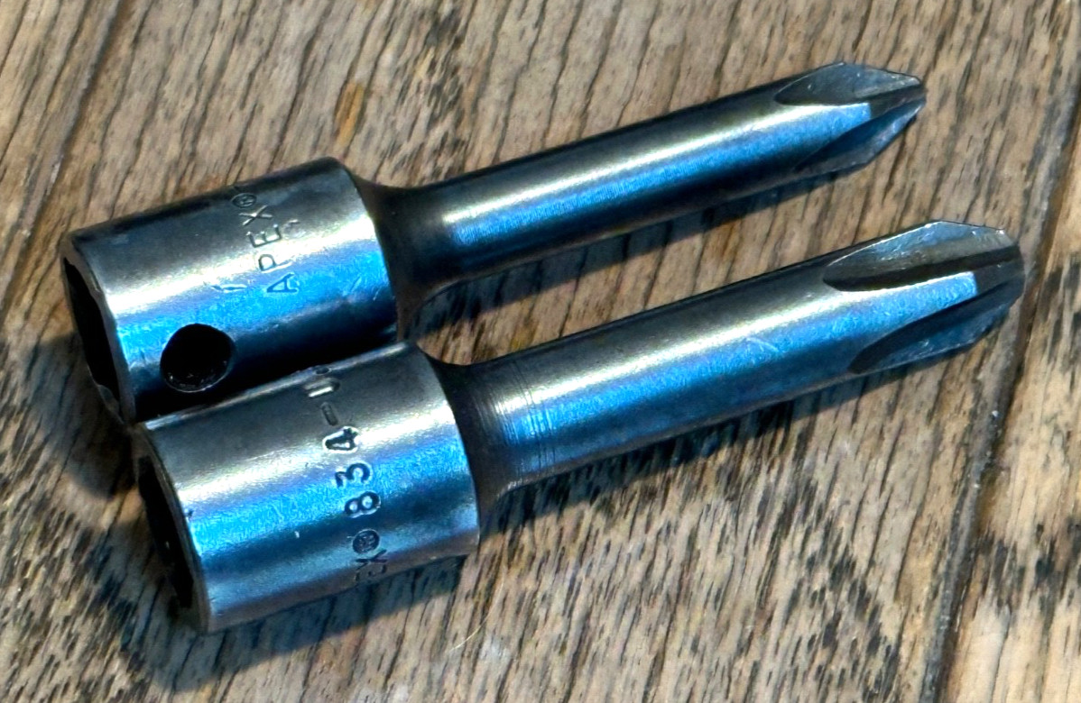 🇺🇸 APEX Tools Phillips Tip Screwdriver Socket Bit Hand Impact Driver Set Lot
