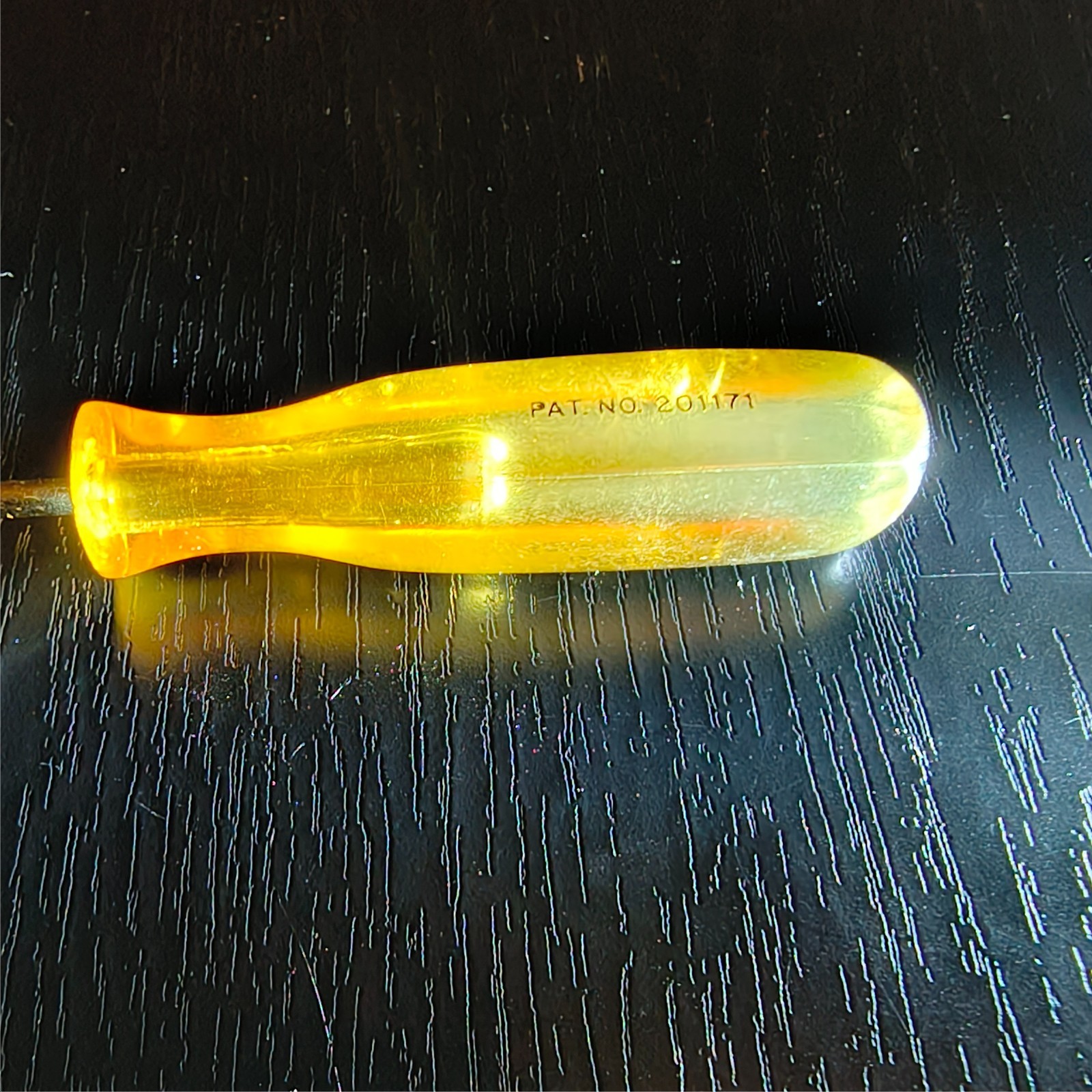 Vintage Snap On Pocket Clip Clear #1 Phillips Tip Screwdriver SSDP204 A7