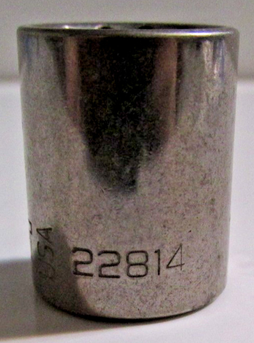 T #188 – Kobalt 14mm Shallow Socket 3/8″ Drive 12 Point 22814 Made in USA