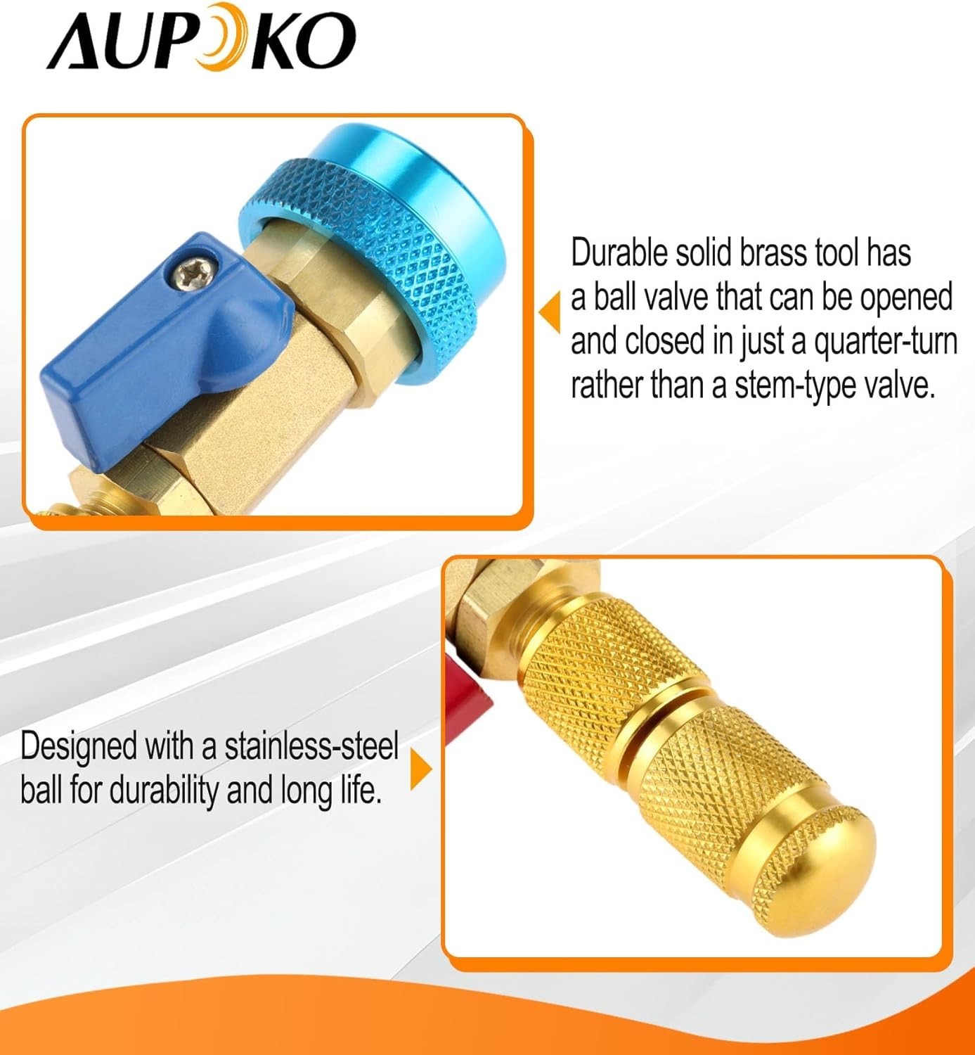 Brass R134A R12 Valve Core Quick Remover Installer Set – Durable & Easy to Use