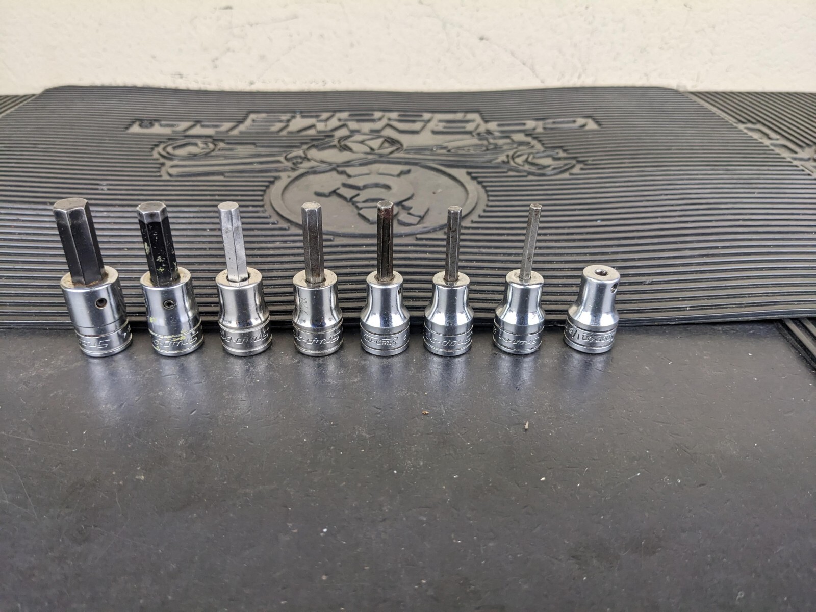 #bg284 Snap-on SAE 3/8″ Drive Hex Key Socket Set 208EFAY USA