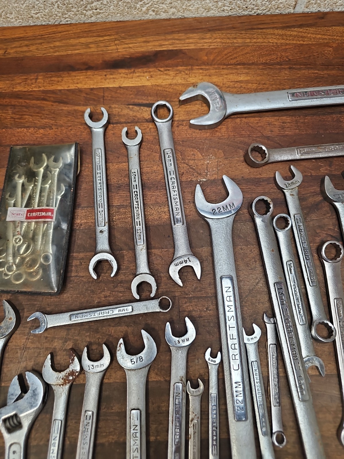 PP15- 50 Vintage USA CRAFTSMAN Wrenches – Assorted SAE & Metric –