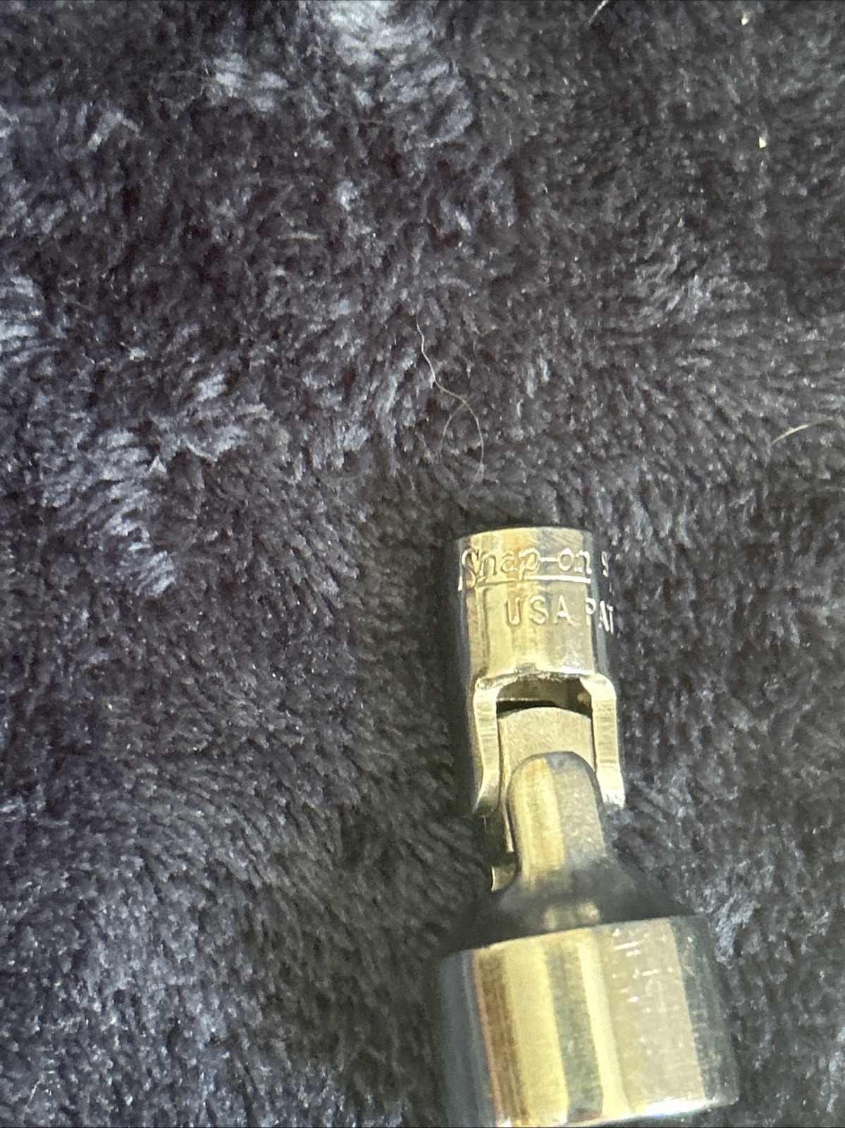 Snap-On TMU181 9/16″ SAE Shallow Universal Swivel Socket 1/4″ Drive 12 Pt-USED