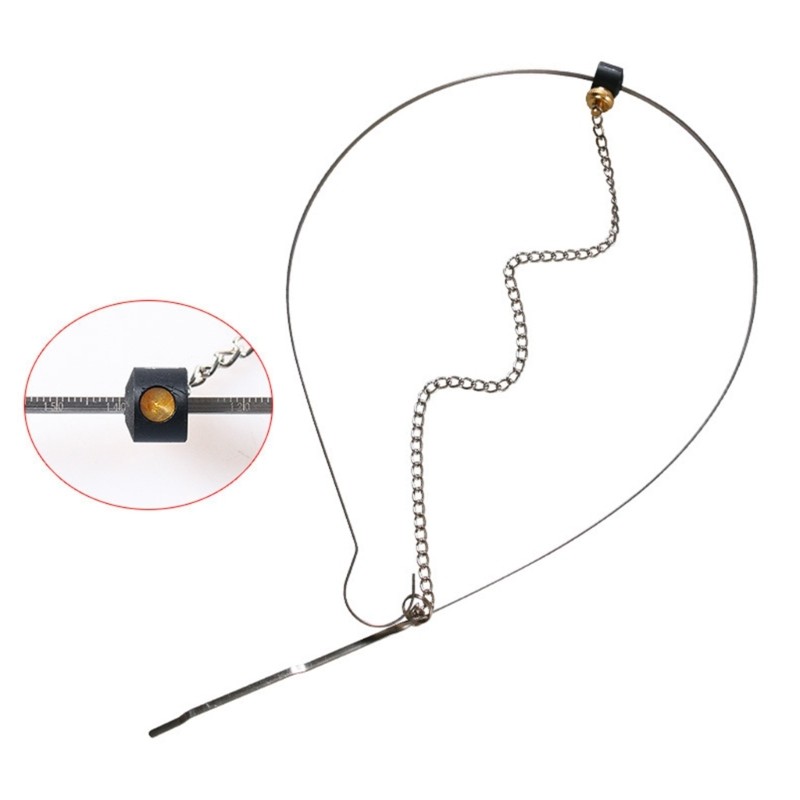 Corrosion Resistant Oil Measurement Tool Metal Oil Dipstick Tool for Vehicles