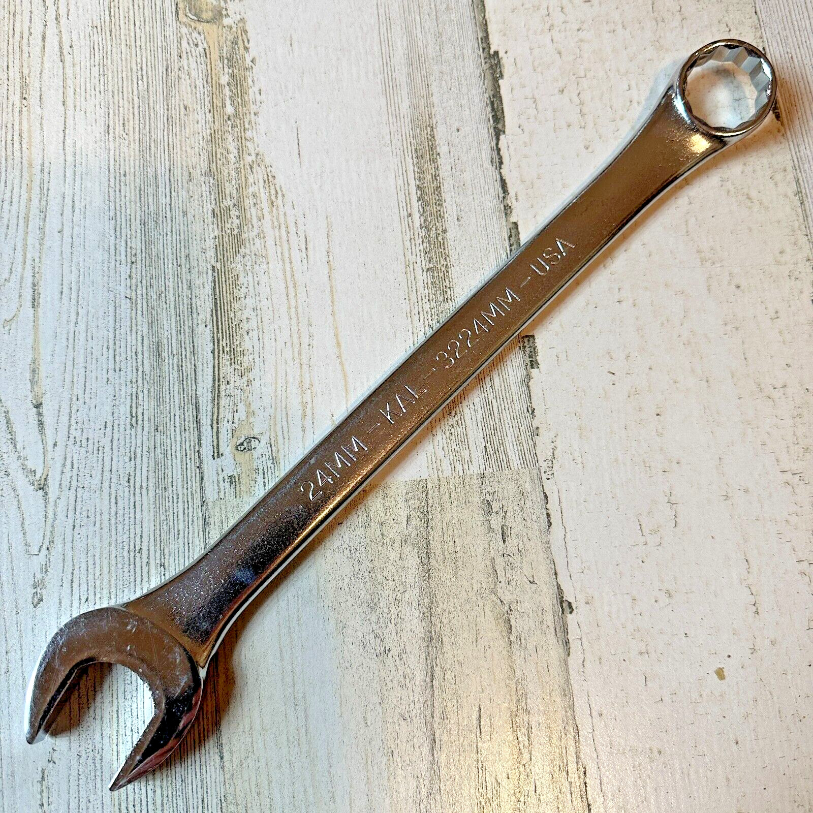 24mm METRIC COMBINATION 12-pt WRENCH by KAL Made in USA 3224
