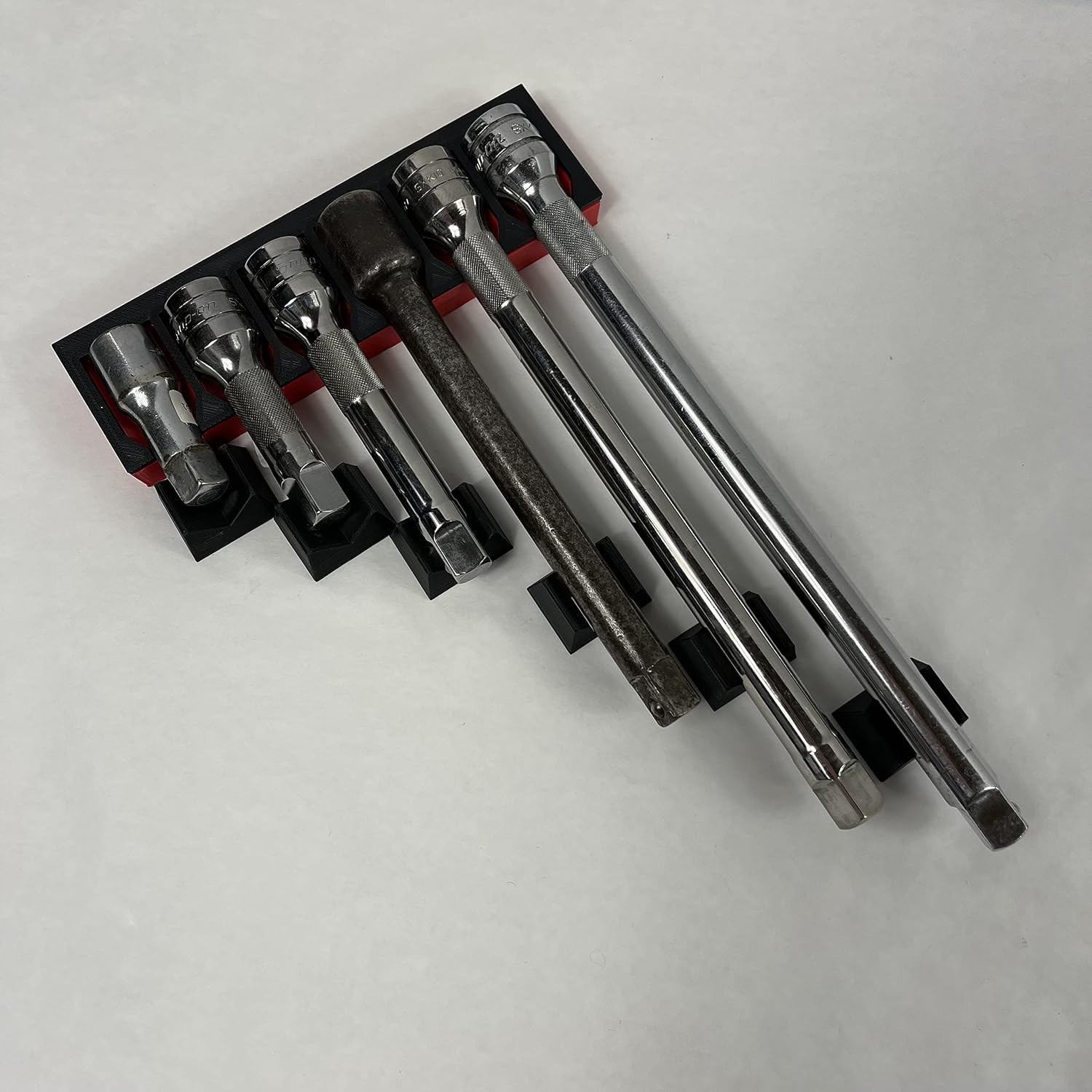MagAttach Socket Extension Organizers 3 Piece Set, Red/Black