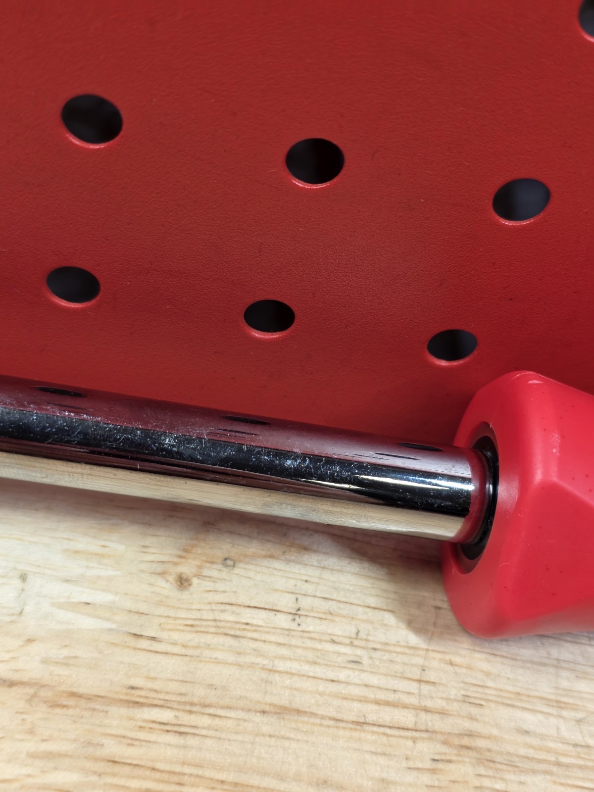 Snap-on Tools SGF50B LIGHTLY USED RED 3/8″ Drive Soft Grip Standard Shank Driver