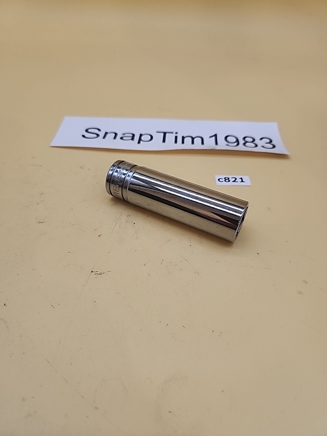 Snap-on Tools TS221 11/16″ SAE Flank Drive Deep Socket 1/2″ Drive 6 pt USA