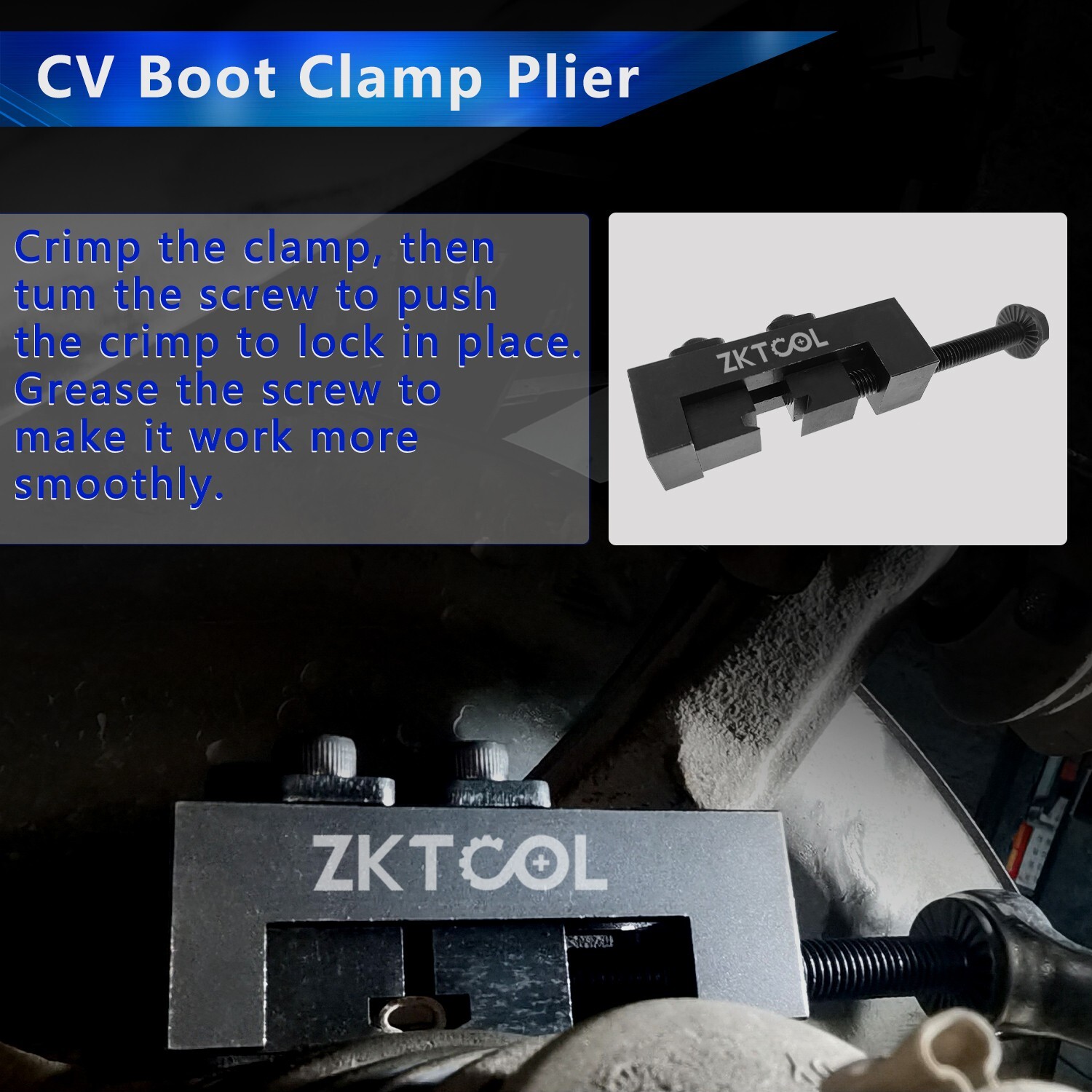 CV axle Boot clamp Tool Kit For Toyota Lexus OEM 09521-24010