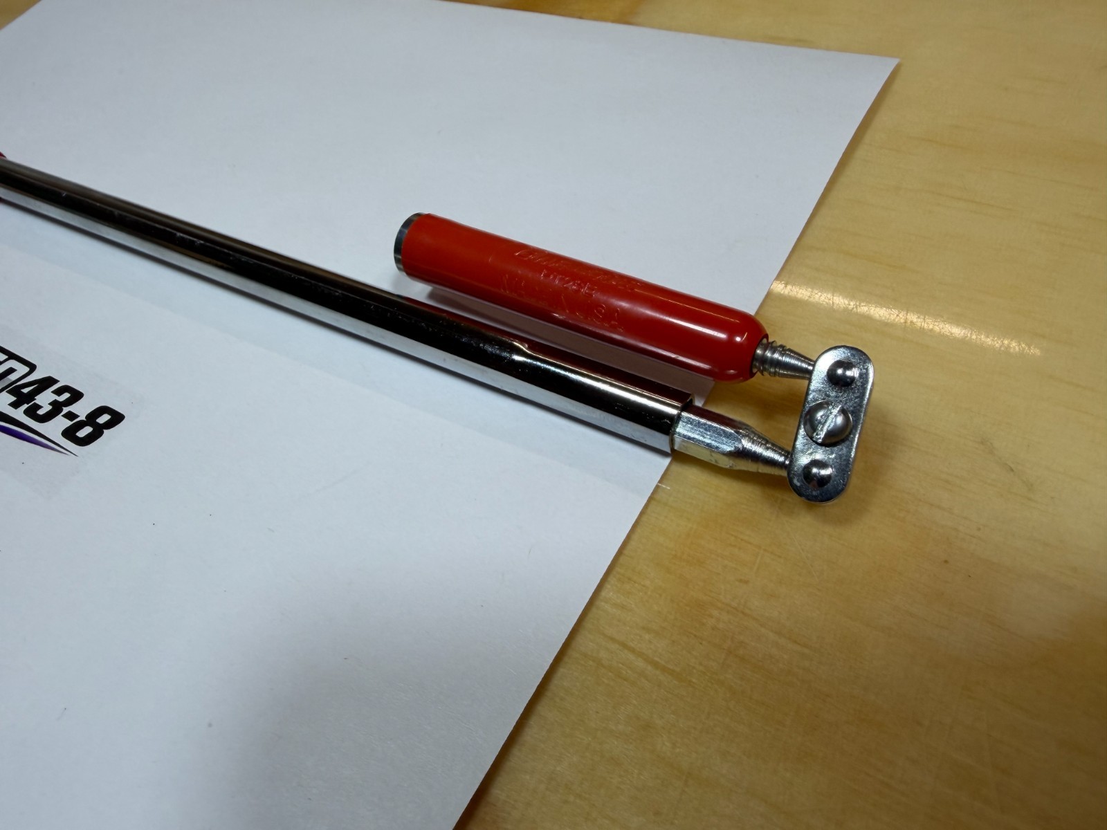 Blue-Point Tools USA NEW RED Extending Magnetic Pickup Tool PT28E