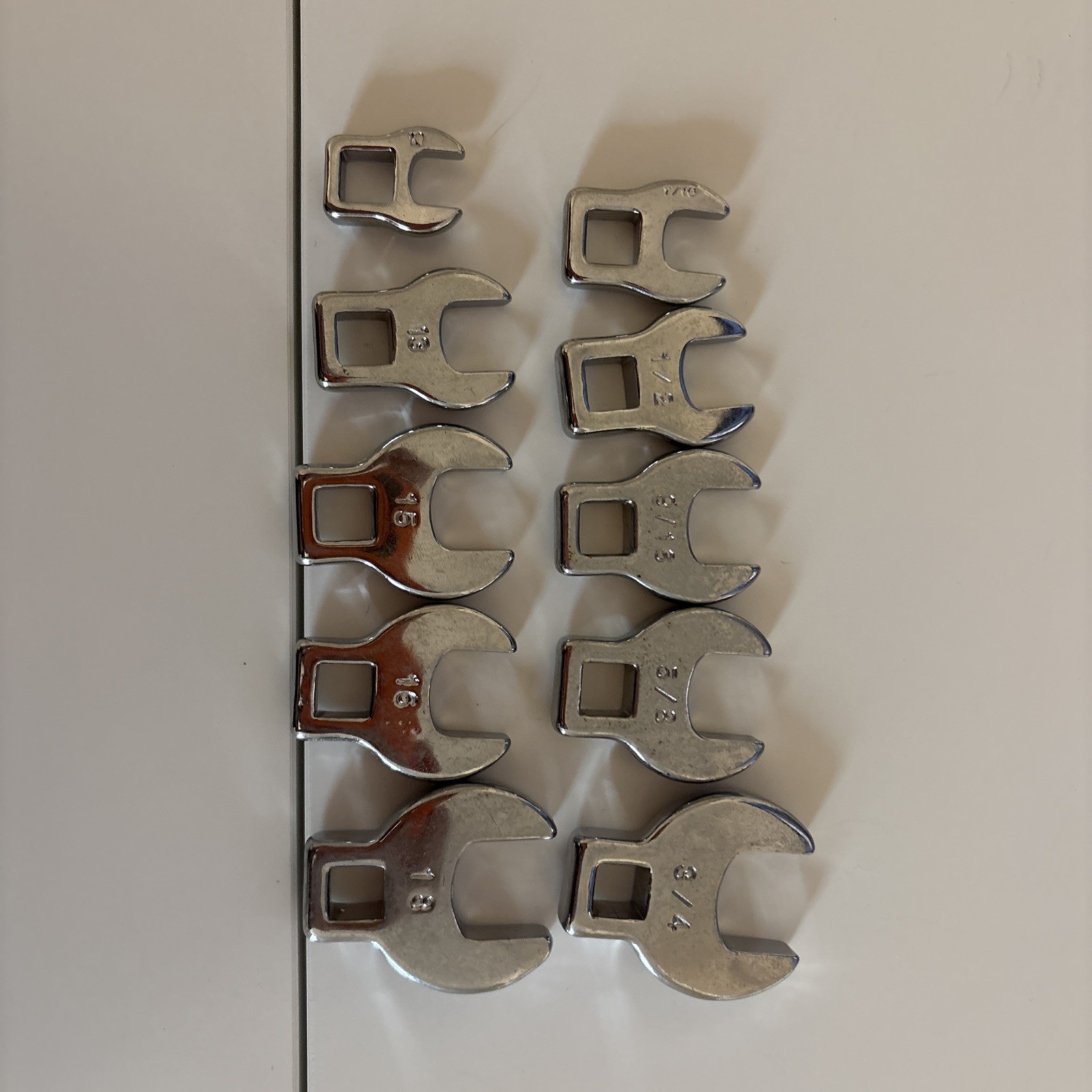 Crow Foot Wrench Set (SAE/METRIC) UNBRANDED – VARIOUS SIZES