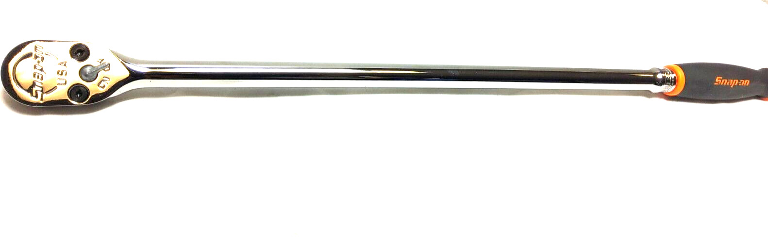 NEW Snap-on™ 1/2″ drive 25″ Long Orange Soft handle Ratchet SHLL80A Dual 80 Tech