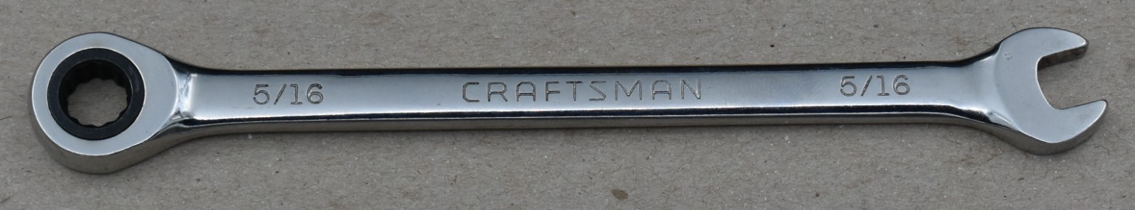 CRAFTSMAN TOOLS 42560 A-AE, 5/16″ SAE, 12-POINT, OPEN/BOX END RATCHETING WRENCH