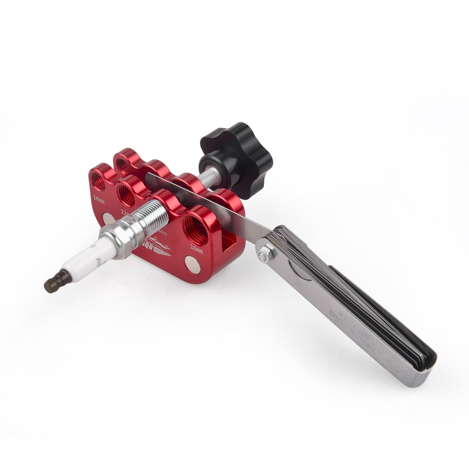 Universal Spark Plug Gap Tool Set with Feeler Gauge for 10mm 12mm 14mm 16mm Plug