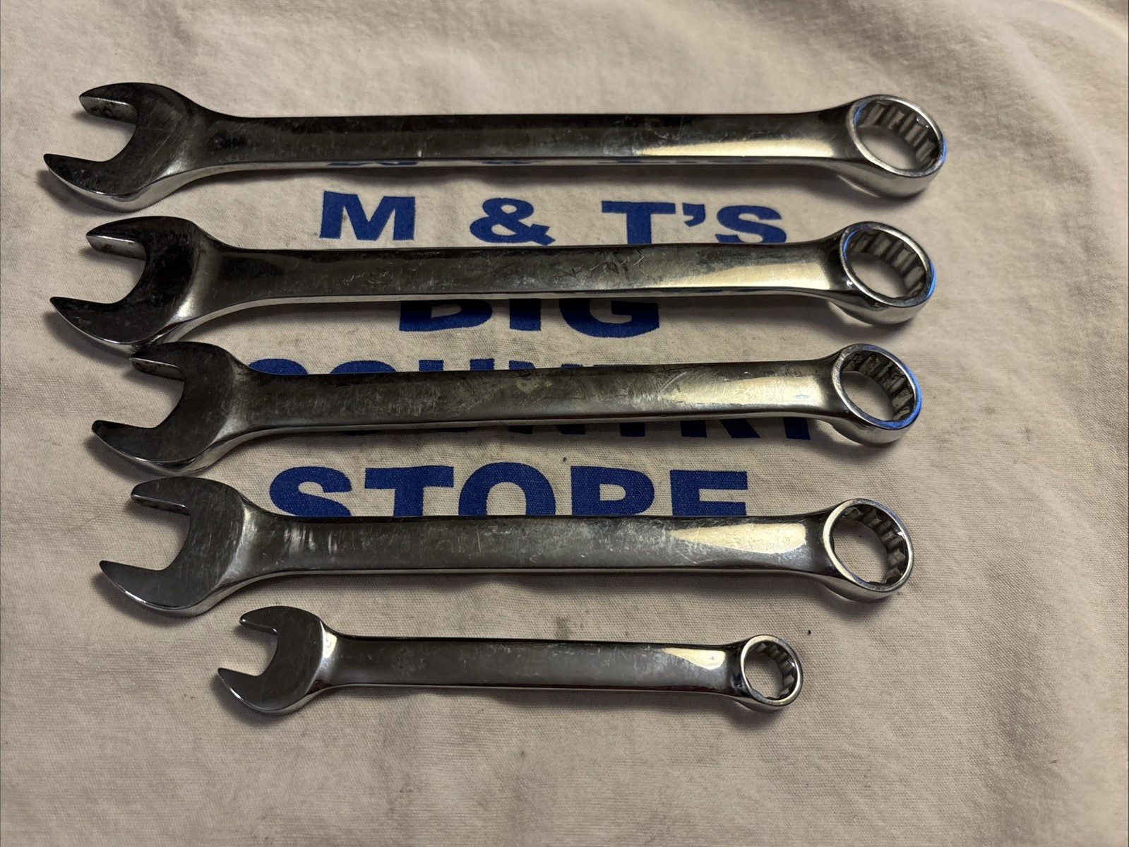 Silver Eagle 5pc SAE 12pt Combination Wrench Set 3/8″ – 3/4″ RC***SEA