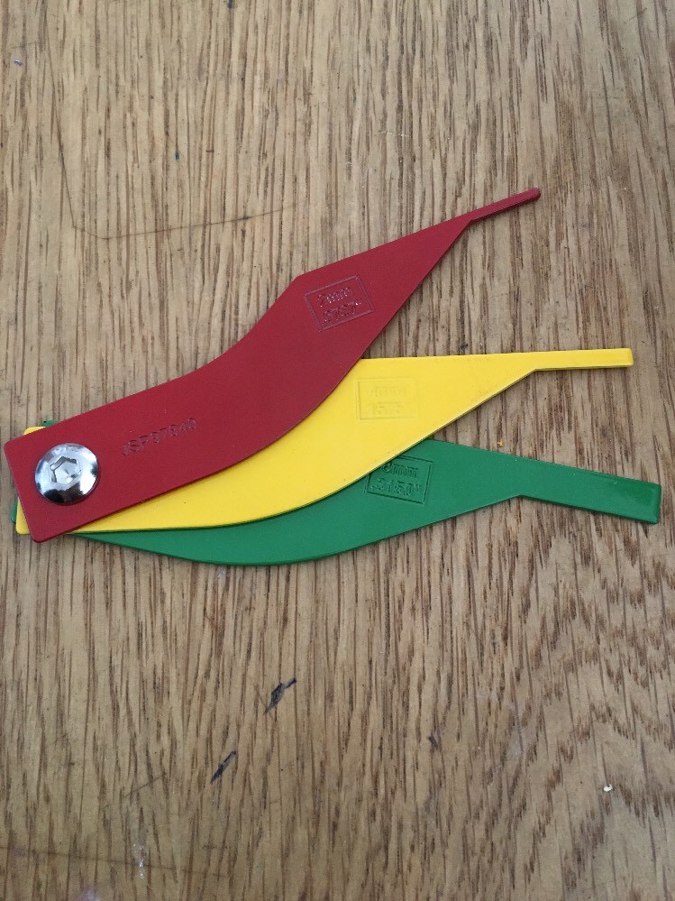 NEW STEELMAN JSP97840 3 Piece Brake Pad Thickness Gauge
