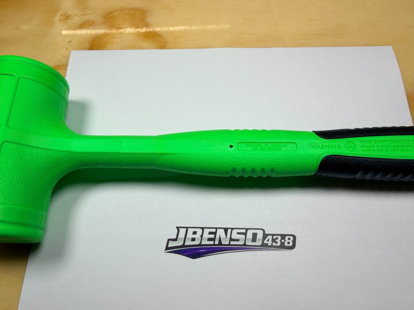 Snap-on Tools USA NEW GREEN 48oz / 1350g Soft Face Dead Blow Hammer HBFE48G