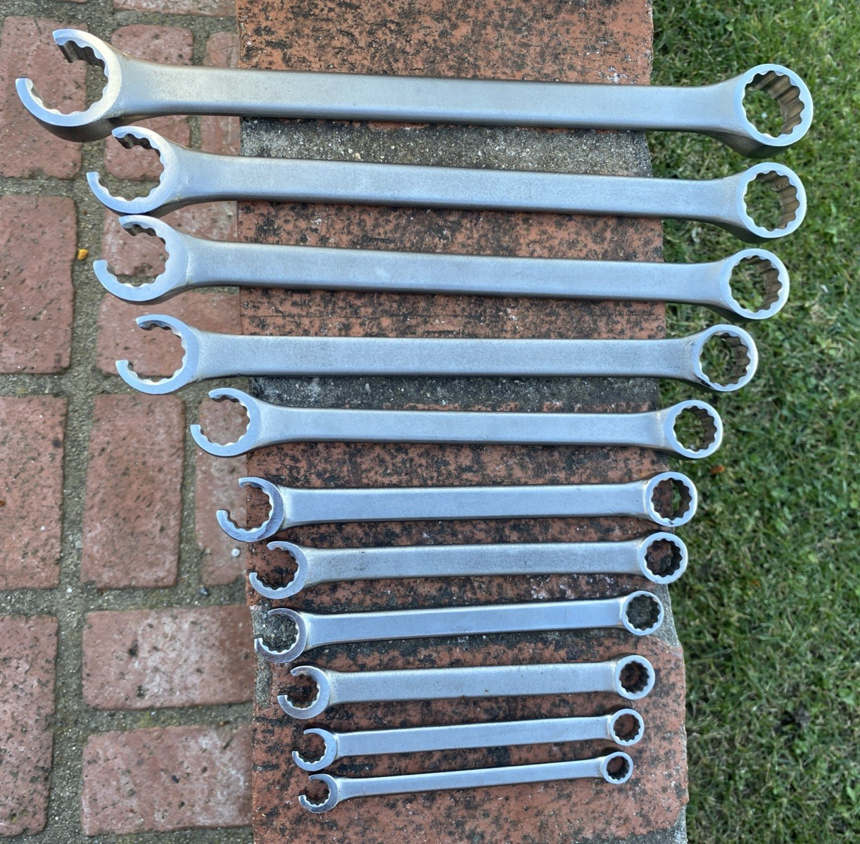 Bonney Tools USA 3/8″ to 1-1/8″ Flare Nut & Box End Wrench Set Of 11, 12 Point