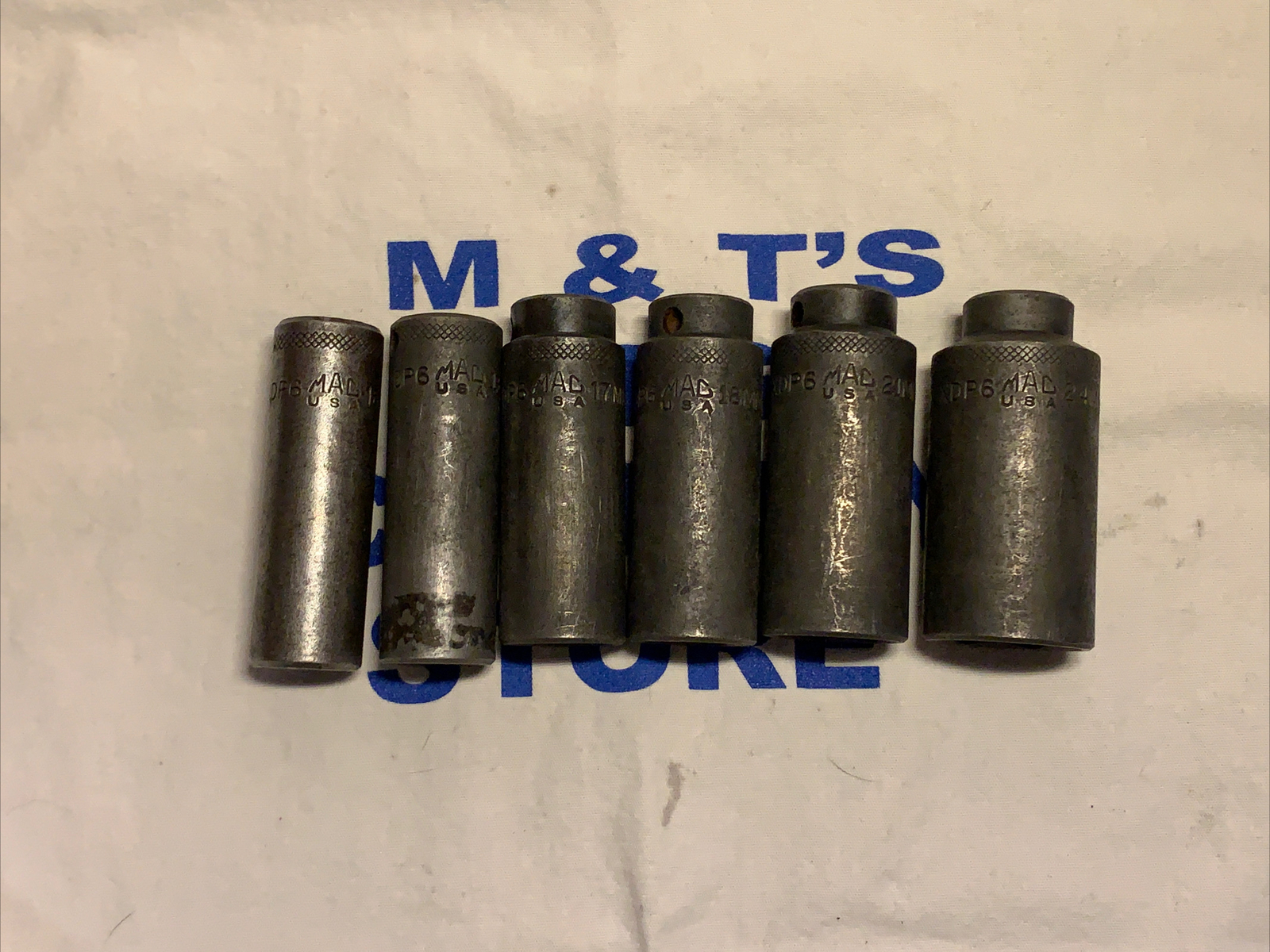 Mac Tools 3/8″ Drive 6pc 6pt Metric Impact Socket Set 15MM-18MM, 21MM, 24MM