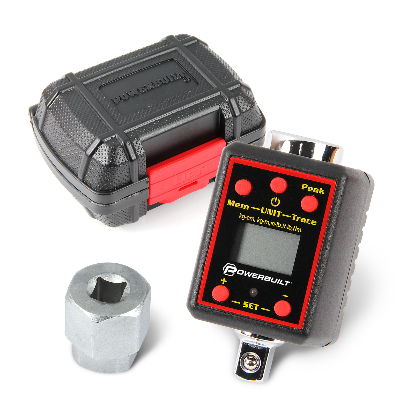 Powerbuilt 1/2 Inch Drive Digital Torque Socket Adapter – 940962