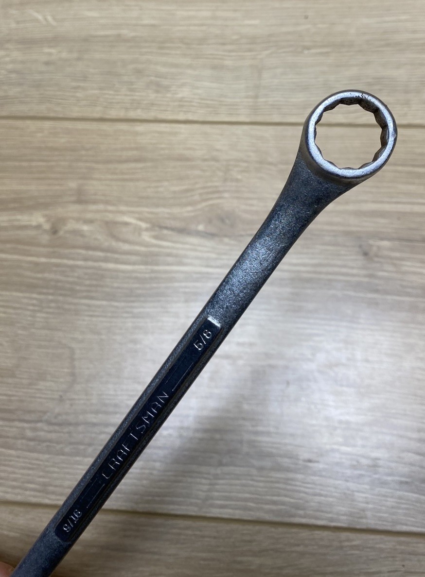 Vintage Craftsman SAE Box End Wrench 9/16” x 5/8” Forged in USA 12pt.
