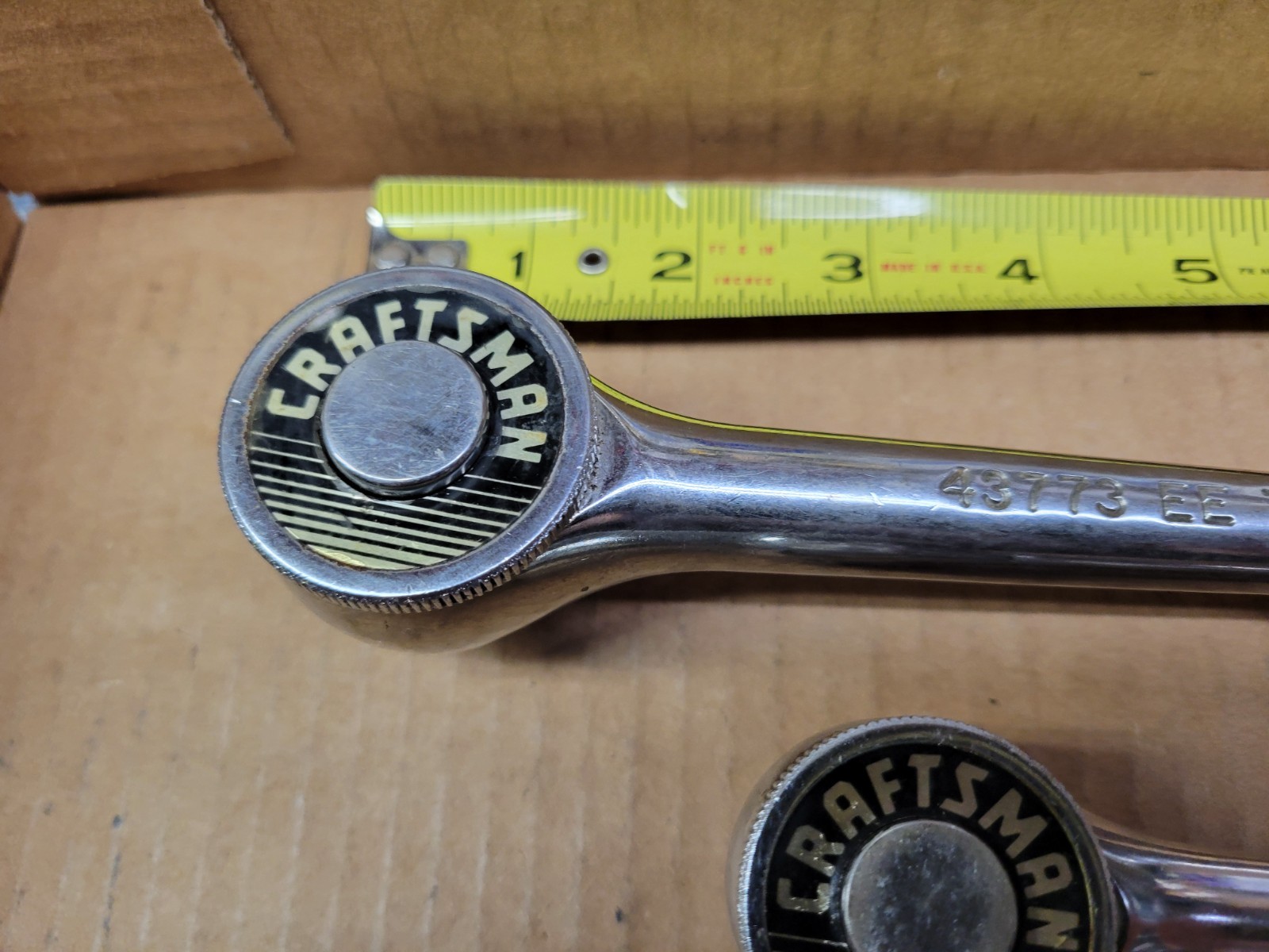 Craftsman USA 3-Piece Gold Label EE Series Thumbwheel Quick-Release Ratchet Set