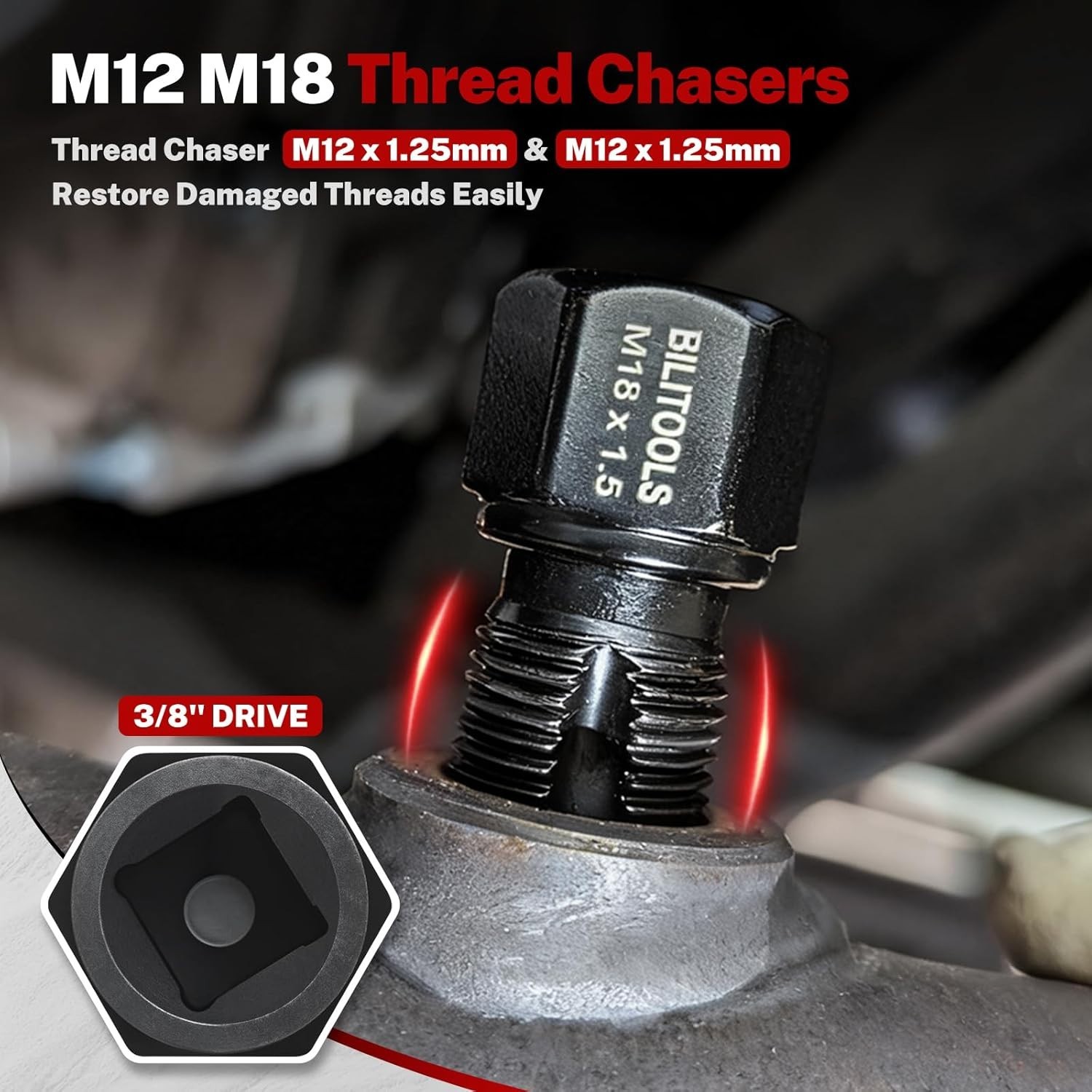 Versatile 5PCS O2 Sensor Set with Thread Chasers – Compatible with Most Vehicles