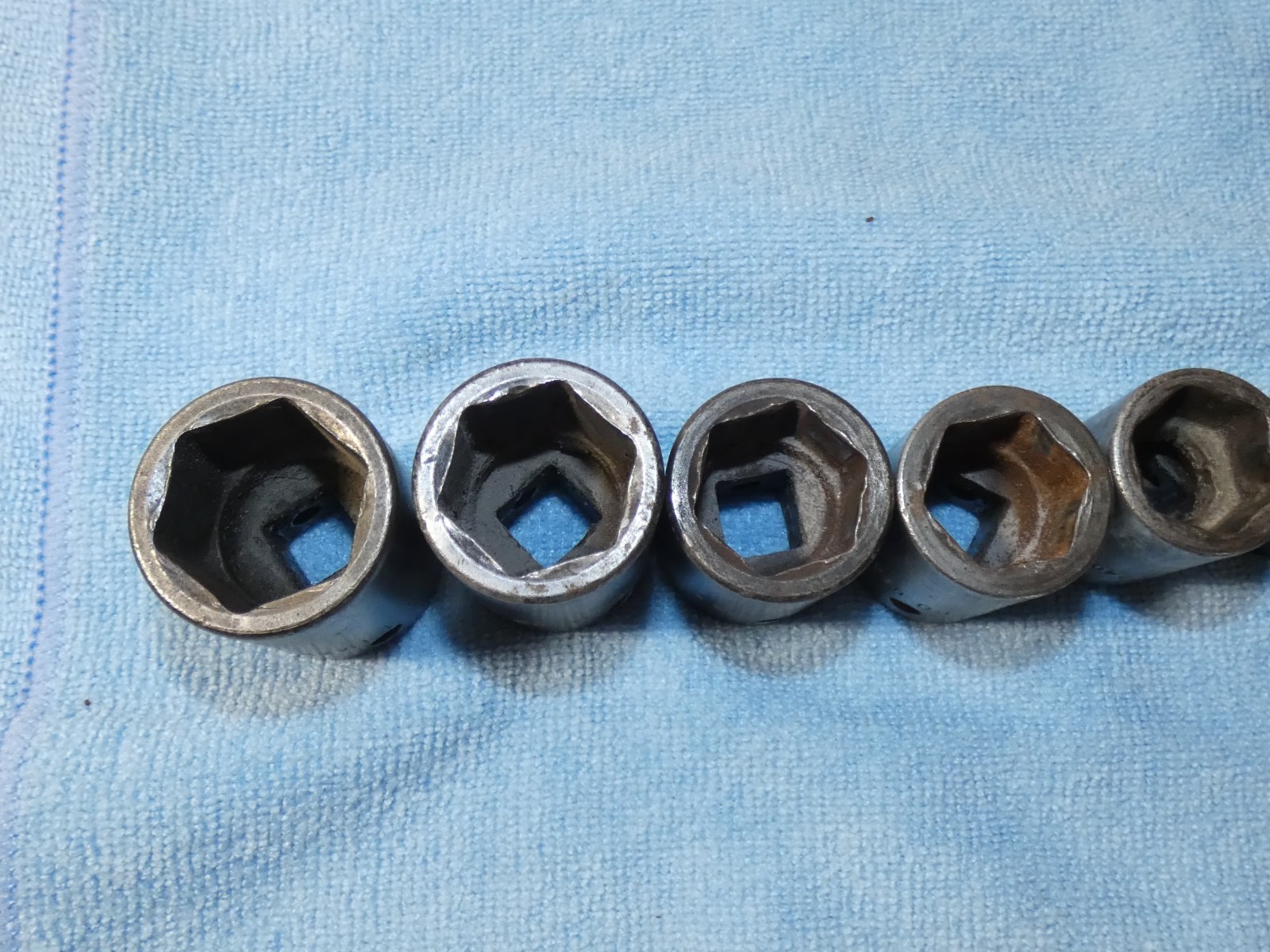10 Snap-on Sockets 1/2″ Drive Impact 6 Point SAE IM Series Tool 3/8″ Thru 1″ Set
