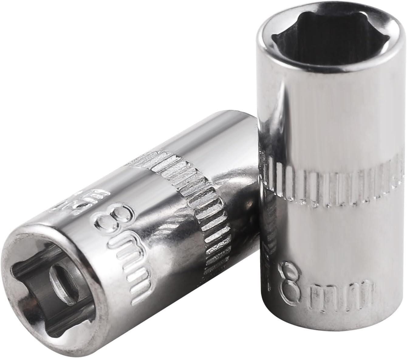12pcs] Durable 8mm Socket, 1/4 socket set,Shallow Socket 1/4 Inch Drive 8mm 6…