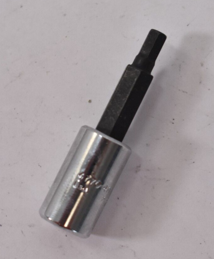 Proto Professional 4770-4M 1/4″ Drive 4mm 1-7/8″ Metric Standard Hex Bit Socket