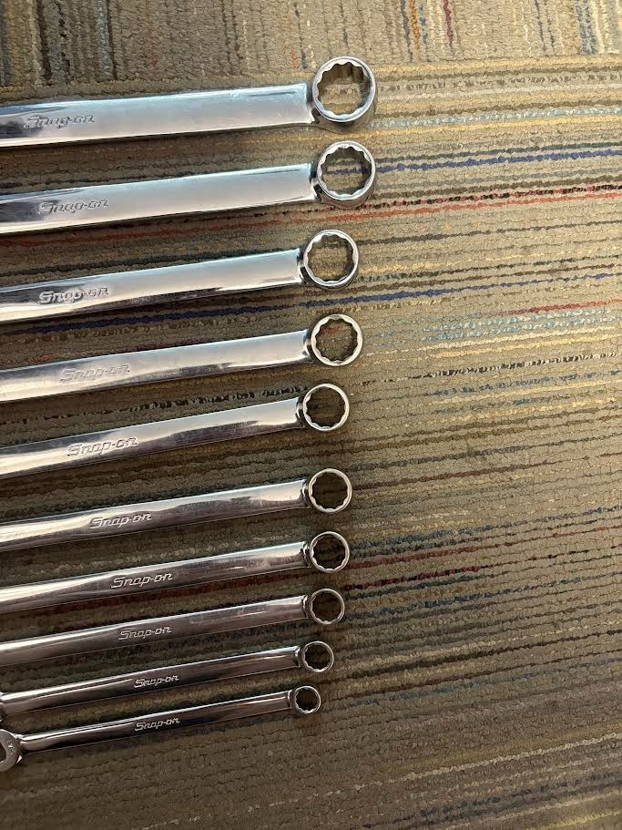 Snap-On 10 Piece Wrench Set 3/8-15/16