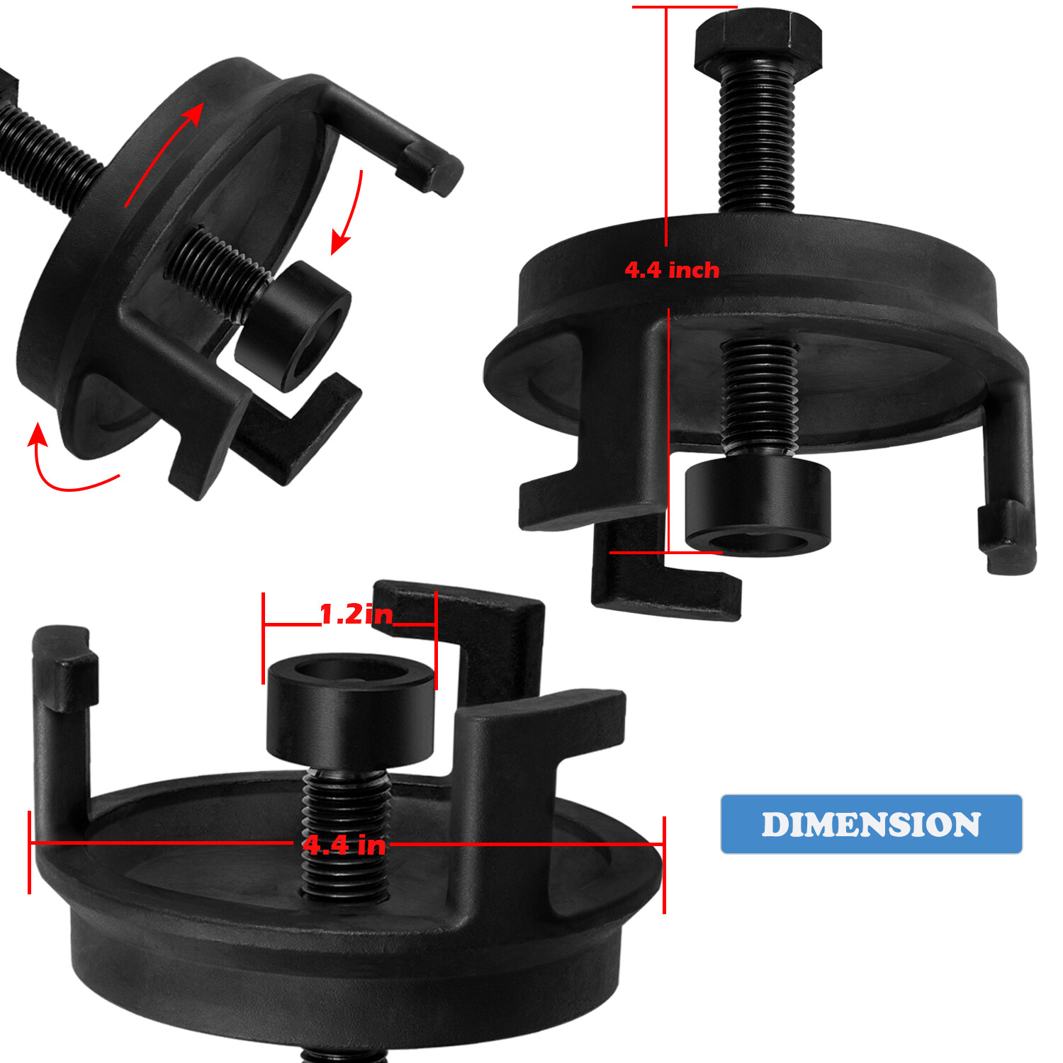 25264 Harmonic Balancer Puller Crank Pulley Puller For GM Dodge Jeep Chrysler