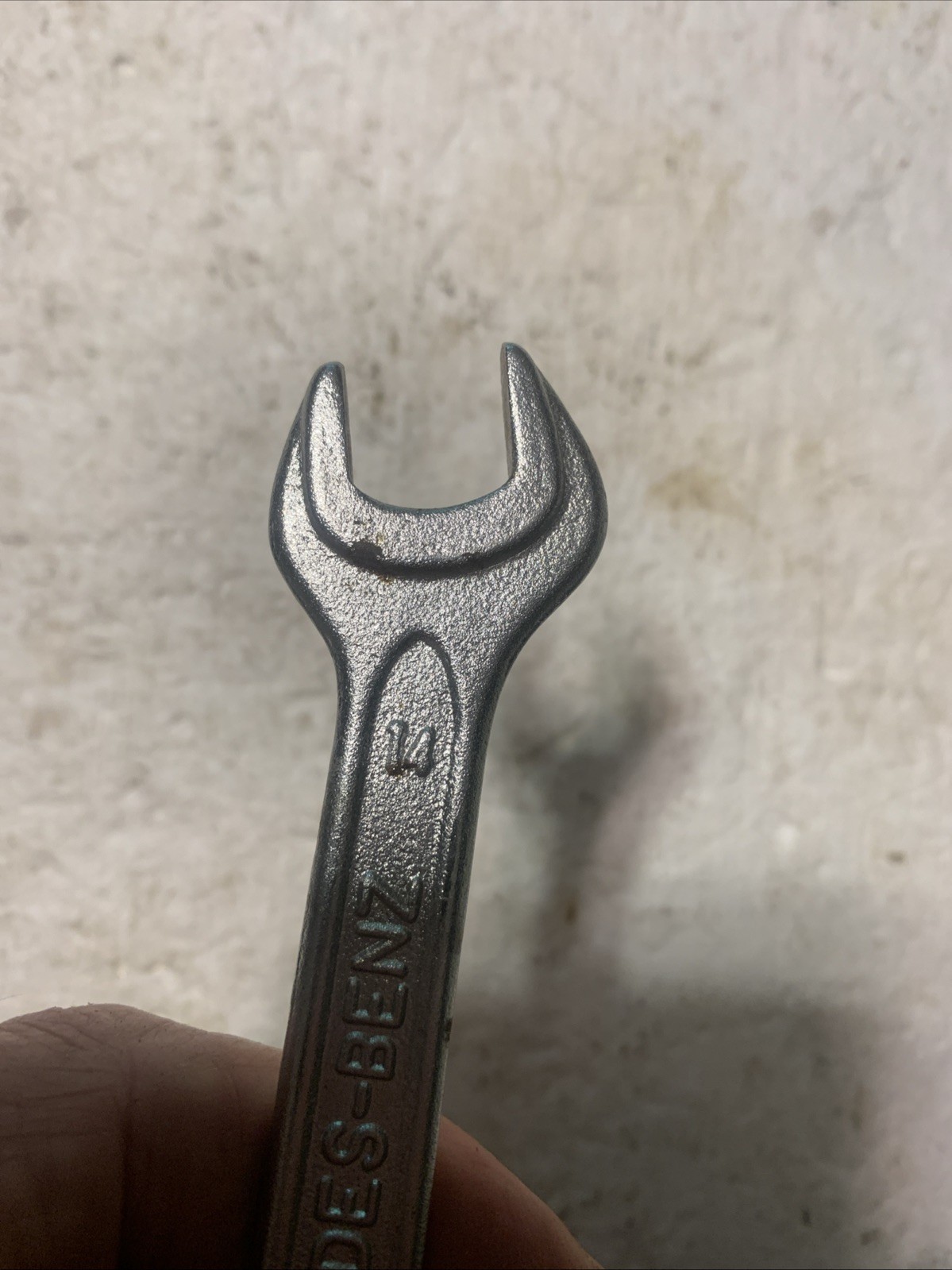 Mercedes- Benz UNIOR 14mm x 17mm Open End Wrench DIN 895 Made in Germany