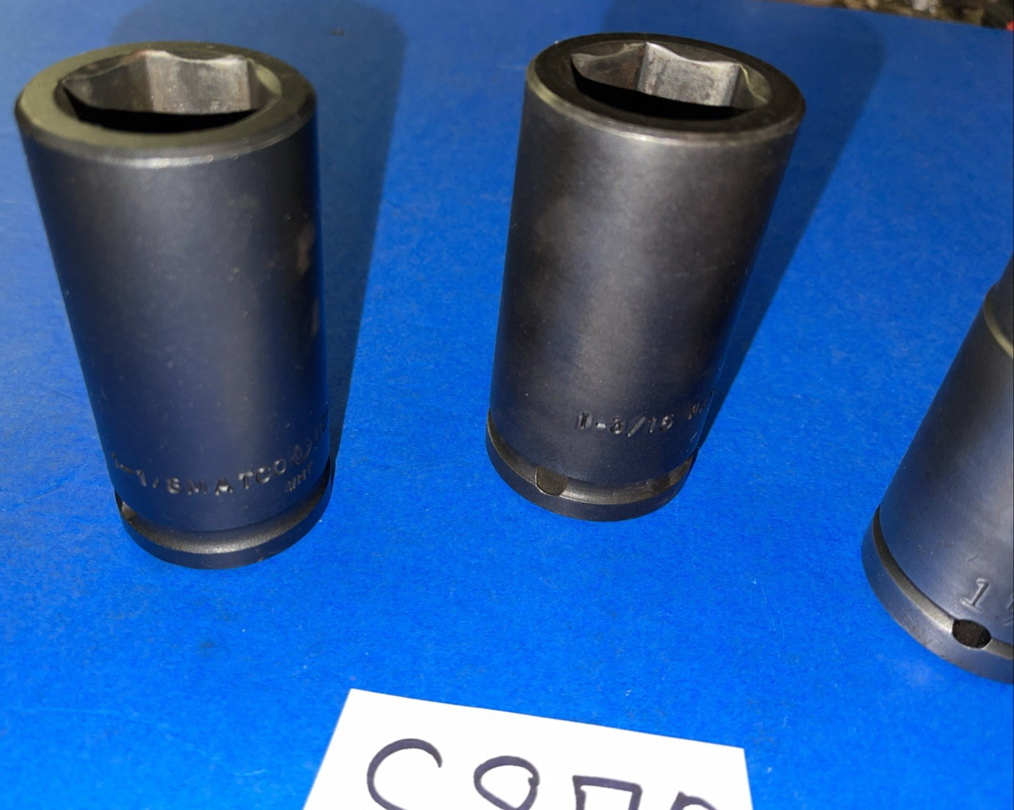MATCO TOOLS 3 PC. 3/4 DRIVE SAE. DEEP IMPACT SOCKETS 1-1/8, 1-3/16 (30MM), 1-1/4
