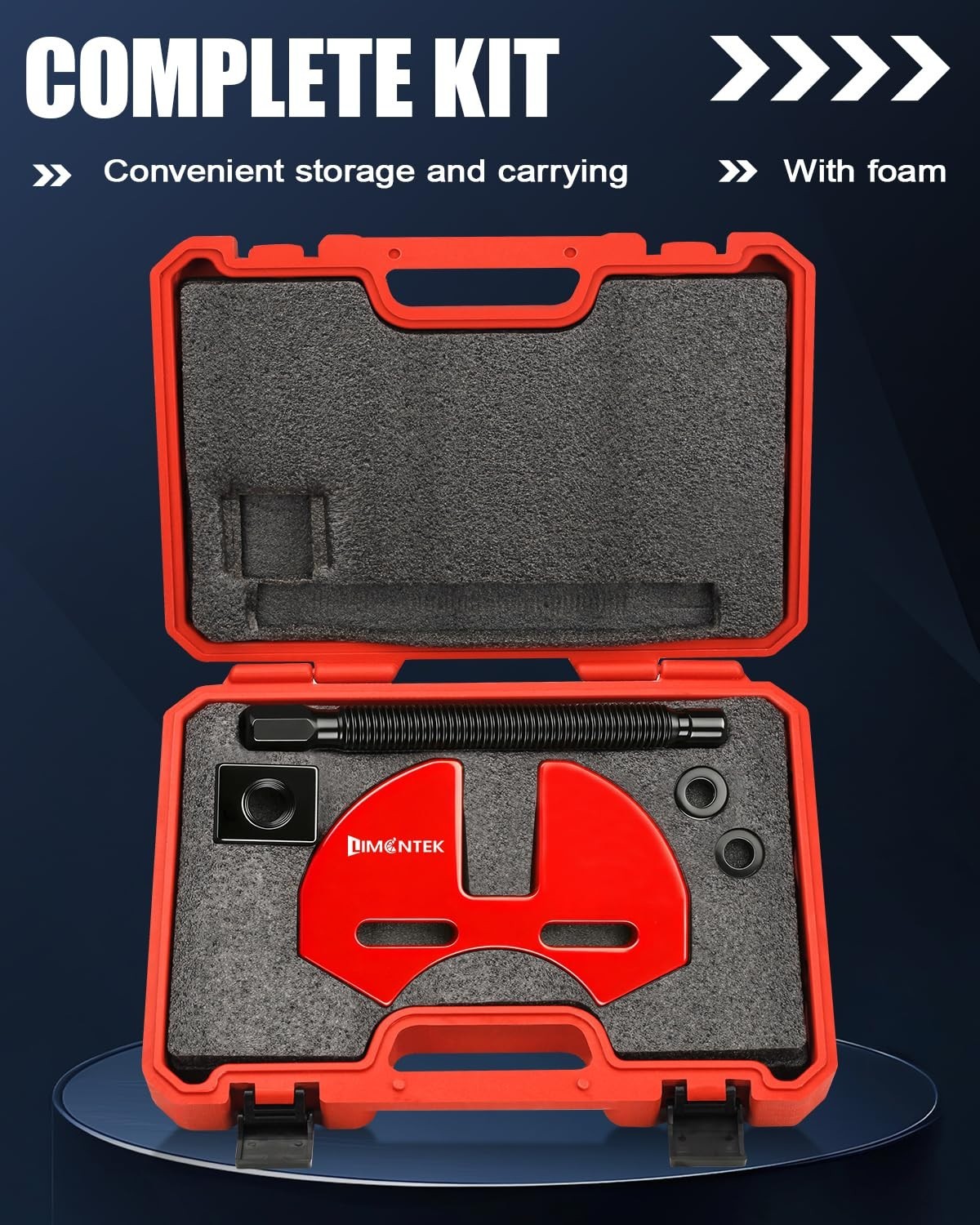 Wheel Bearing Removal Tool Kit | Wheel Hub Bearing Puller with Carrying Case for