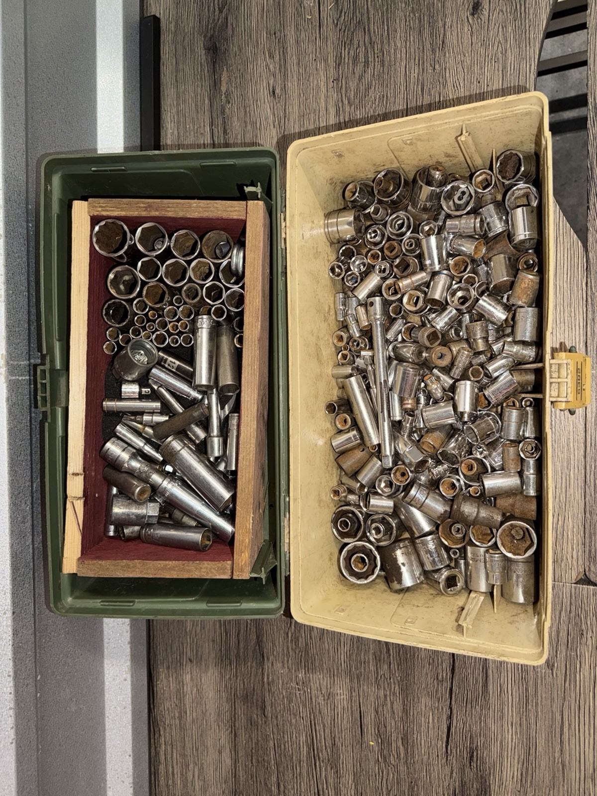 Lot Of Sockets Variety Of Sizes With Box