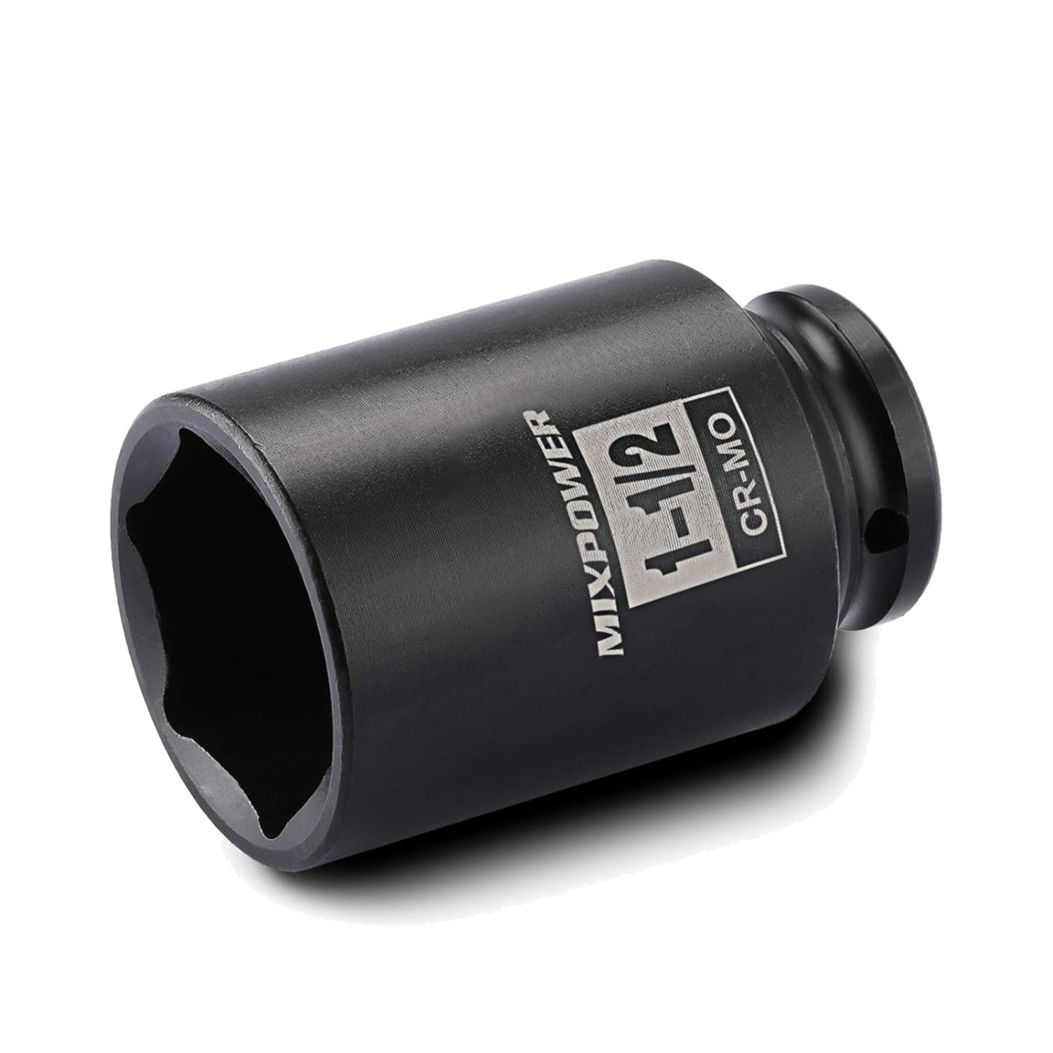 1/2 Inch Drive Deep Impact Socket 1-1/2 Inch CR-MO 6PT Axle Nut Socket